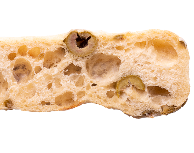 Breadstick with olives Breadstick with olives